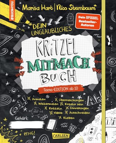 #buch4you: Dein unglaubliches Kritzel-Mitmach-Buch: Teens-Edition ab 10