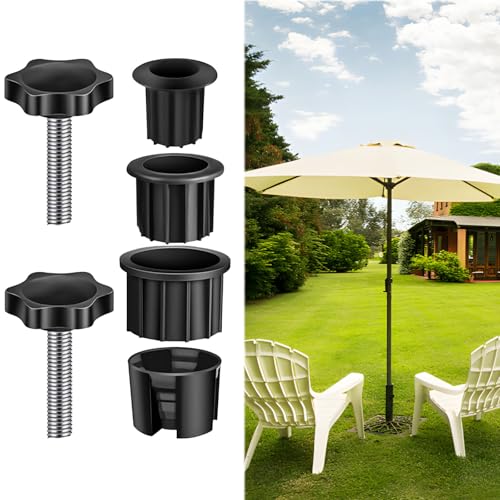 YIUWOD 8er-Pack Sonnenschirm Ersatzteile - Reduzierringe füR Sonnenschirme - Adapter füR SonnenschirmstäNder - Geeignet füR Sonnenschirme, Gartenschirme, Ersatzteile füR Sonnenschirme Im Freien