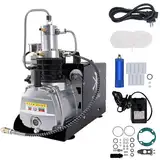 TUXING PCP Luftkompressor 4500Psi/300Bar Paintball-Kompressor, Hochdruck-Luftkompressor für Autoreifen Pcp Luftgewehr, Scuba Tank Füllung (mit Dual Cooling System) TXES021-1