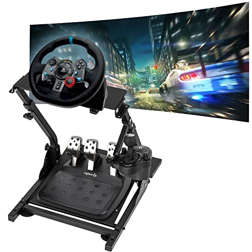 Lenkradständer für G29 G920 G923 inkl. Schaltgetriebe, Thrustmaster T150 T500 T300 TX TH8A, Clubsport, komplett verstellbar, faltbar