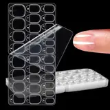 300 Stk Doppelseitiger Nagelkleber Aufkleber Transparent, 10 Blatt Nagel Klebepads Doppelseitiger Transparent Fake Nails Tips Kunstnägel Aufkleber Jelly Gel Tape Adhesive Tabs