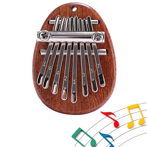 Mini Daumen Musikinstrument,Mini Kalimba,Kalimba Finger Klavie,Tragbares Holz Daumenklavier,Finger Klavier,Daumenklavier,für Anfänger Kinder bestes Geschenk