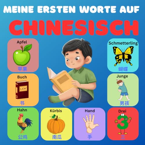 Meine ersten Worte auf Chinesisch: Zweisprachiges Bildwörterbuch Deutsch-Chinesisch für Kinder und Anfänger, über 100 neue Grundwörter.