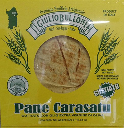 Bulloni Pane Guttiatu / mit Olivenöl & Salz 500 gr.