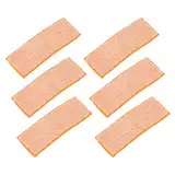 6PCS Nass Wischen Pad Schnelle Reinigung Faser Wischen Pad Ersatz für 240 241 Anwendbar Fliesen Hartholz Stein