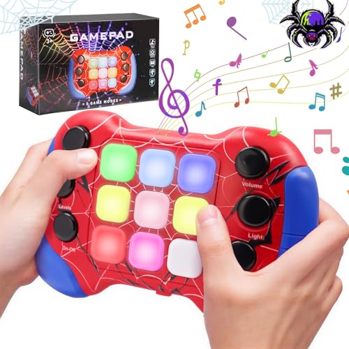 Spielzeug ab 5 6 7 8 Jahre Jungen: Geschenk Junge 5-6-7-8-9 Jahre Mädchen Fidget Toys Pop it Elektronisches Spiele ab 4-10 Jahre Sensorik Autismus Spielzeug für Kinder Antistress Handheld Spielkonsole