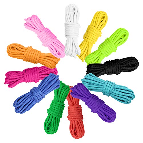 Paracord Seil 550 Multifunktional, 10 Füße, Paracord Seil Survival Outdoor für Affen, Kordel, Schlüsselanhänger, Karabiner, Halsband für Hunde, Survival, Camping