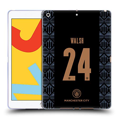 Head Case Designs Offizielle Manchester City Man City FC Keira Walsh 2020/21 Frauen Away Kit Gruppe 1 Soft Gel Handyhülle Hülle kompatibel mit Apple iPad 10.2 2019/2020/2021