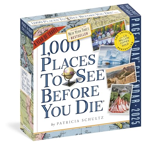 1,000 Places to See Before You Die Page-A-Day® Calendar 2025: A Year of Travel