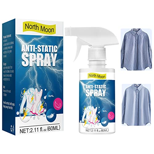 Anti Static Spray,Spray Antistatisch,Antistatik Spray Kleidung,Antistatik Spray,für Kleidung,Textilien,Möbel und Auto,Reduziert Statische Aufladung