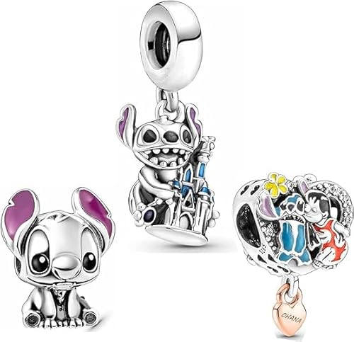 SHANKAM Karikatur Charm,charms für armband,charm anhänger,cartoon beads charms,kompatibel mit halskette armbänder,Kreatives Geschenk für Kinder(3 Stück)