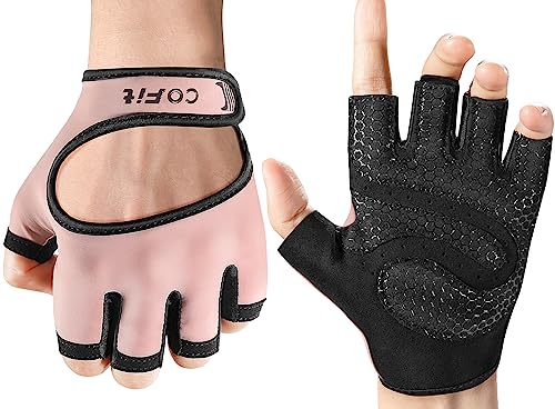 COFIT Belüftet Fitness Handschuhe, 2022 Gewichtheber Handschuhe mit Handflächenschutz, Vielseitig Einsetzbar für Fitnessstudio, Übungen, Radfahren, Klettern und Rudern