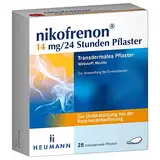 nikofrenon 14 mg/24 Stunden Pflaster: Nichtraucher werden mit nikofrenon - Nikotinpflaster, Wirkstoff Nikotin, 28 Stück