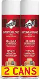 Scotchgard Textilien-Imprägnierspray, 2x400 ml Dose - Wasserabweisendes Spray für Polstersofas, Polstersessel, Kleidung und Kissen, Langlebig