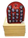jameitop® Restposten 180 Stück Magnete Kühlschrankmagnete + 10 Magnettafeln Posten Set
