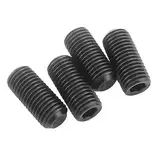 10PC Kopflose Schraube Schwarz 12,9 Zoll Innensechskant Käsesatz 3/16 1/4 5/16 3/8 1/2 5/8 (Color : 10pcs, Size : 5-8-11x5-8)