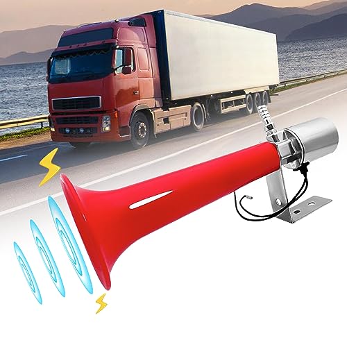 Türkisches Pfeifenhorn, 12V/24V Drucklufthörner, Lkw Hupe, Wohnwagen Druckpfeife Hupe für Pkw, Lkw, Suv Motorräder