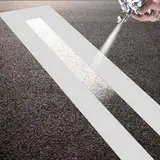 4 x 88 Zoll Parkplatz-Linien-Schablone, Silikon, faltbar, wiederverwendbar, Linienschablone zum Malen von Parkplatz und Gehweglinien für Asphalt, Beton, Pflaster