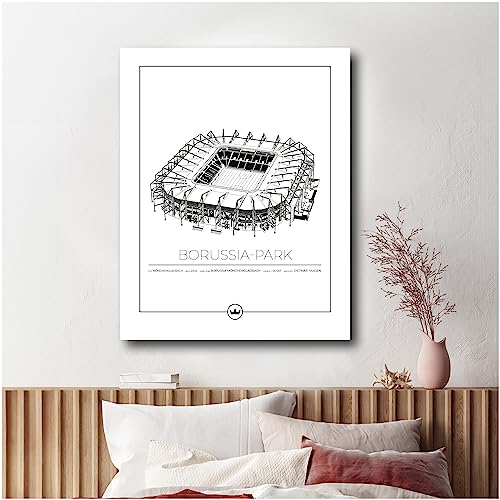 Sverigemotiv.se Stadium Posters (Borussia Mönchengladbach - Borussia Park, 40x50 cm)