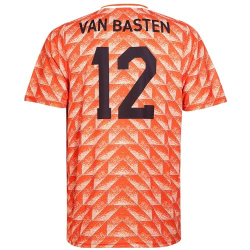 Euro 88 Trikot Van Basten - Niederlande - Orange - Kinder und Erwachsene - Jungen - Fußball Trikot - Fussball Geschenke - Sport t Shirt - Sportbekleidung - Größe XL