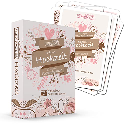 Fotoaufgaben Hochzeit das Fotospiel Hochzeit - Hochzeitsspiele für Gäste, Geschenk für das Brautpaar und Hochzeitsgäste, Foto Spiel