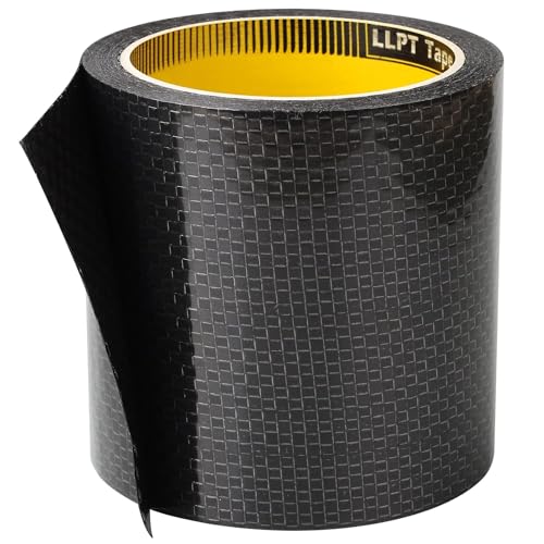 LLPT RV Unterbauchband 101mm x 7m 1 Rollen Wasserdichtes Strapazierfähiges Selbstklebendes Geflochtenes Reparaturband für Reparatur von Wohnmobil Wohnmobilanhängern (RUT42301)