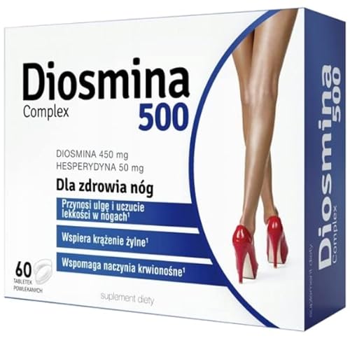 Diosmina Complex 60 Tabletten – Diosmin Hesperidin Rutin Ruscus Extrakt (Mäusedorn) I Hämorrhoiden Krampfadern und dazu: GoNet RFID Kartenhülle