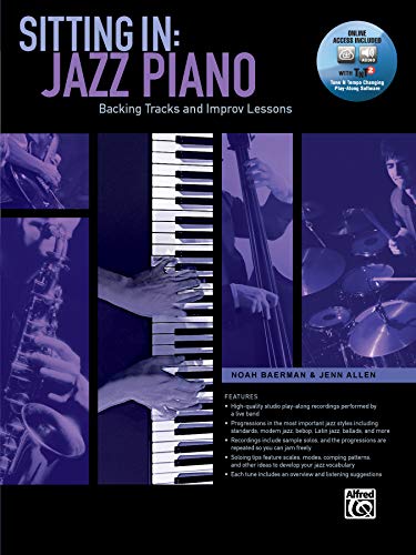 Sitting In: Jazz Piano: Backing Tracks and Improv Lessons: Backing Tracks and Improv Lessons (incl. Online Code)