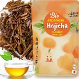 Bio Houjicha gerösteter Grüner Tee aus Japan, 120g | Traditionelle Grüntee Spezialität geröstet - Koffeinarm