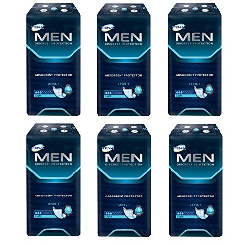 TENA For Men Level 1 Einlagen - 4 Packungen / 4 x 24 = 96 Stück