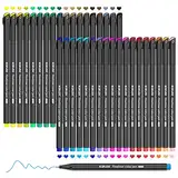 Koilox Fineliner Stifte Set, 36 color Spitze 0,4 mm Filzstift Stifte feiner Spitze zum Zeichnen und Schreiben von Skizzen, Journaling, Notizen, Comics, Malbuch Comics, Malbuch