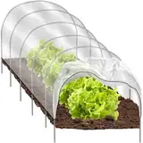 Gardlov Klein Foliengewächshaus 300x40x45 cm - Folientunnel UV-Schutz - Korrosions- und Beschädigungsbeständiger Stahlrahmen - Foliengewächshaus Winterfest 25382
