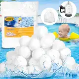 GROFIS Filterbälle Pool für Sandfilteranlagen, 1300g Filterballs Ersatz 45Kg Filtersand und Quarzsand, Wiederverwendbar Filterkugeln Pool mit Wäschenetz, Pool Zubehör für Filterpumpe Aquarium