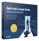 FRANZIS 67154 - Elektronik Escape Room Adventskalender, 24 Tage elektronischer Rätselspaß, ohne Löten, inkl. 40-seitigem Begleitbuch