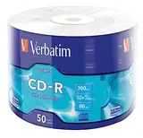 Verbatim CD-R Extra Protection, CD-Rohlinge mit 700 MB Datenspeicher, ideal für Foto- und Video-Aufnahmen, kompatibel mit jedem konventionellen CD-Laufwerk, 50er Pack Spindel