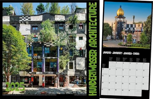 Hundertwasser Broschürenkalender Architektur 2025