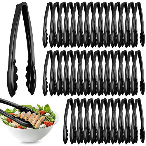 Tessco Kunststoffzangen zum Servieren von Großpackungen, 22,9 cm, Einweg-Servierutensilien, Zange, robuste Kunststoff-Salatzange für Küche, Buffets, Grillen, Events, Catering, 80 Stück