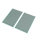 DollaTek 2PCS (9 x 15cm) Leiterplatten-Brett Universal Doppelseitiges Prototyping Breadboard Verkleidungs-Leiterplatte für DIY Löten