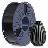 SUNLU PETG Filament 1,75 mm mit SUNLU Upgrade 1 kg Rolle, Maßgenauigkeit +/- 0,02 mm, für die meisten FDM 3D Drucker, Schwarz