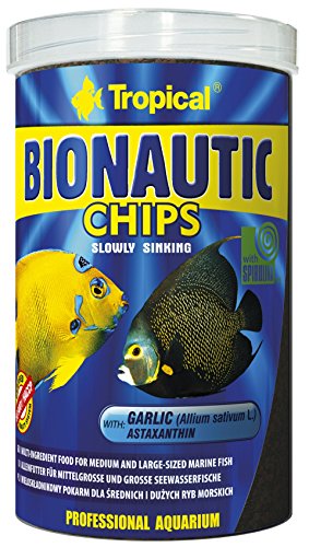 Tropical Bionautic Chips Futterchips für mittelgroße und große Meerwasserfische, 1er Pack (1 x 1 l)