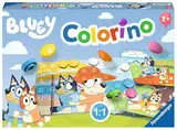 Ravensburger 22684 - Bluey Colorino - Farb-Steckspiel, Kinderspiele ab 2 Jahre, Klassiker zum Farbenlernen mit den Serienhelden aus Bluey, Blue