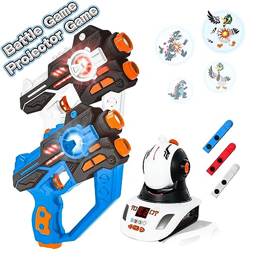 FORHISHER Laser Tag Set Kinder,Laser Pistole Spiel mit Projektor für Jungen,Multifunktion Lasertag Geschenk Junge 6 7 8 9 10 11 12 Jahre