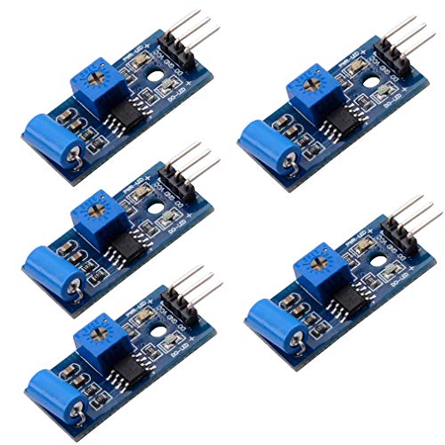 Hailege 5pcs SW-420 Schwingungssensor-Modul Vibrationsschalter Alarm-Sensor-Modul