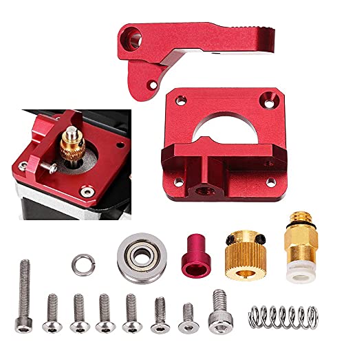 WANTOUTH Upgraded Ender 3 Extruder Ersatz Aluminium MK8 Drive Feed Kit Remote Extruder 3D Drucker Extruder Kit für Creality Ender 3/3 Pro CR-10, CR-10S, CR-10 S4, CR-10 S5, rechte Version