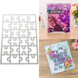 Puzzle DIY Stanzschablone, Scrapbooking Prägeschablonen Stanzformen Schablonen für Scrapbooking, Stanzformen Schablonen für Scrapbooking, Stanzen