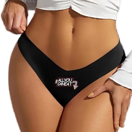 JasmyGirls Tanga für Damen Sexy Slutty Lingerie All You Can Eat Freche Höschen Schmutzige Nahtlose Höschen Lustige Unterwäsche Brautgeschenke