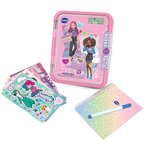 Vtech KidiSecrets – Magic Voice 365 – Das 2-in-1 Tagebuch für Sprachaufnahmen, kreative Spiele und persönliche Erinnerungen – Für Kinder von 6-12 Jahren