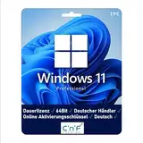 MS Windows 11 Pro Key | 1 PC / Notebook | Online Aktivierungscode | 64 Bit | Deutsch / Multilanguage |