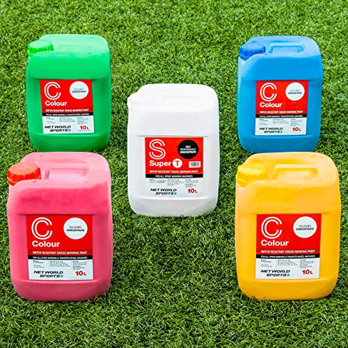FORZA Rasenmarkierungsfarbe - StadiumMax Markierfarbe - 10 Liter in 5 erhältlich (Rot, Einzeln)