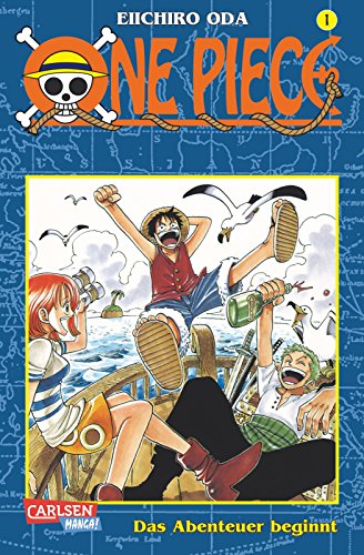 One Piece 1: Action-Manga-Bestsellerserie ab 10 Jahren über eine Gruppe Strohhut-Piraten auf der Suche nach dem größten Schatz der Welt